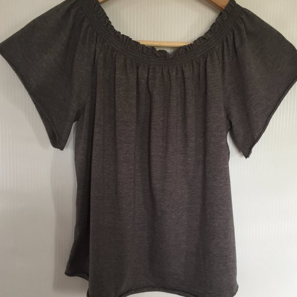 Off Shoulder Short Sleeve Summer Crop Top Size S - Picture 7 of 7